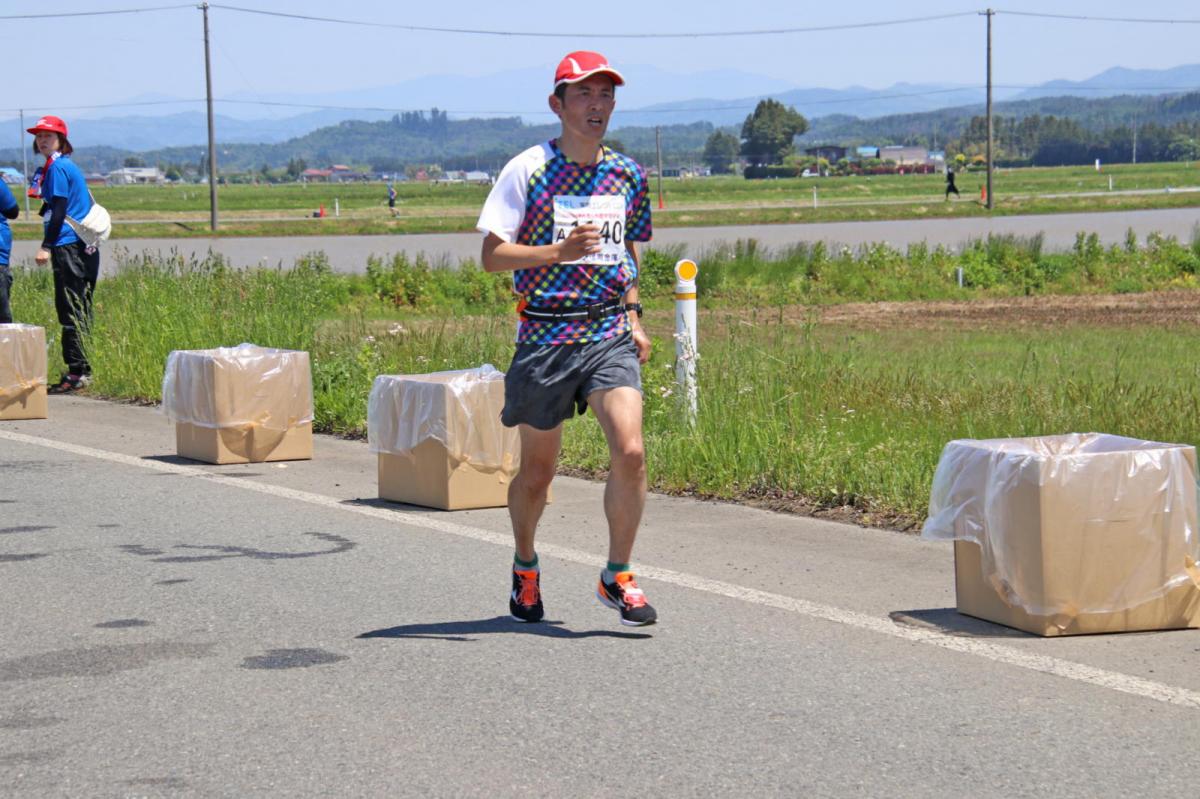いわて奥州きらめきマラソン2018 フルマラソン5・37.5km給水/10km折り返し 2018/05/20