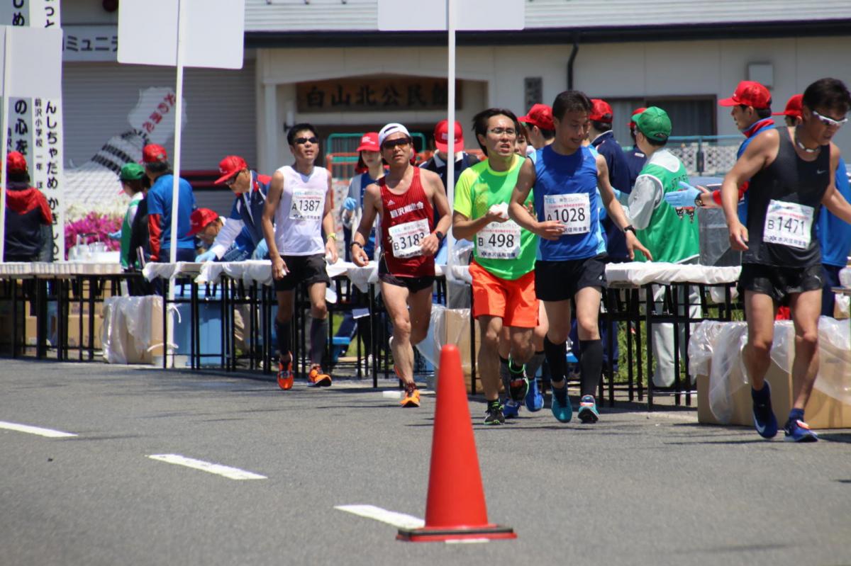 いわて奥州きらめきマラソン2018 フルマラソン5・37.5km給水/10km折り返し 2018/05/20