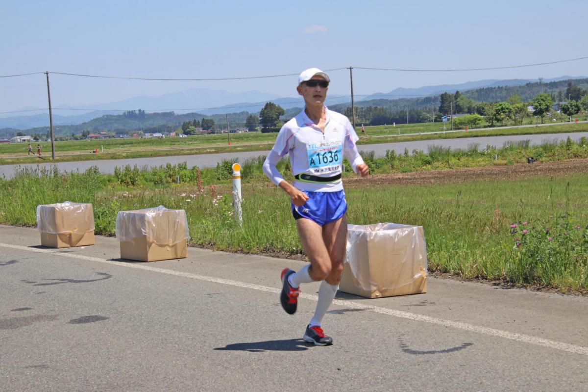 いわて奥州きらめきマラソン2018 フルマラソン5・37.5km給水/10km折り返し 2018/05/20