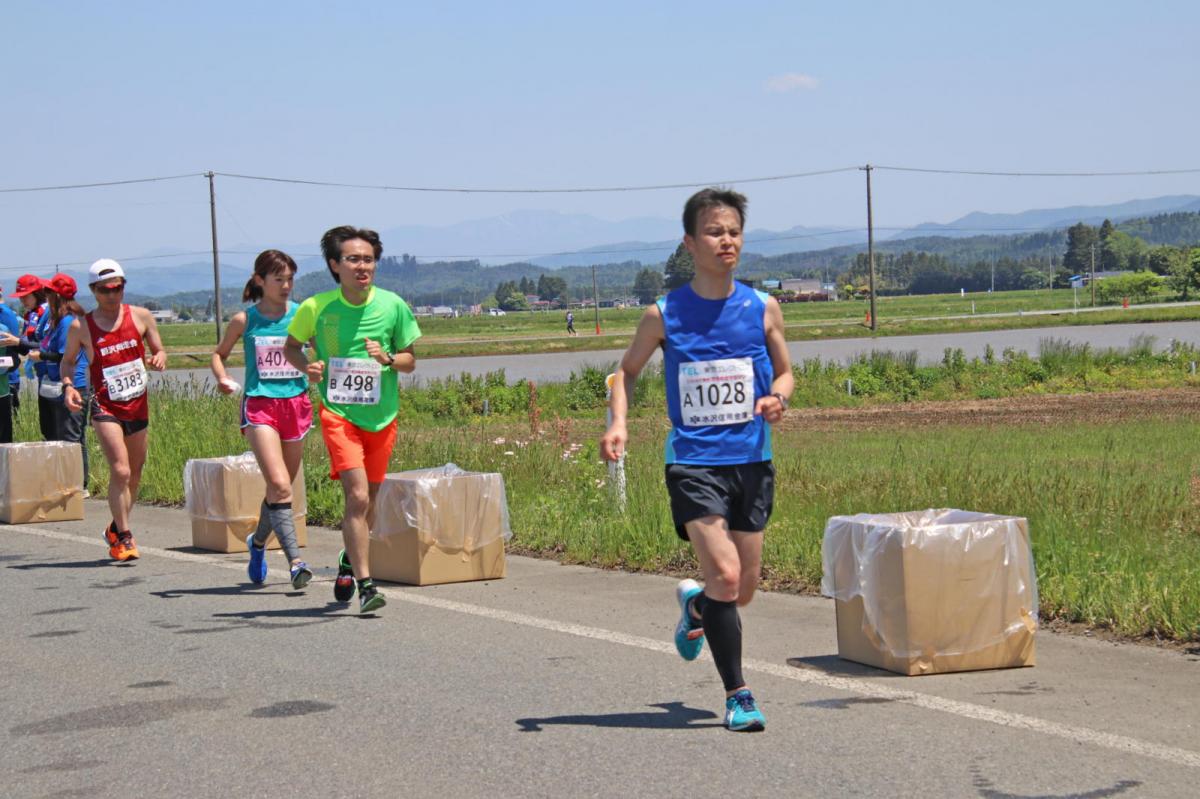 いわて奥州きらめきマラソン2018 フルマラソン5・37.5km給水/10km折り返し 2018/05/20