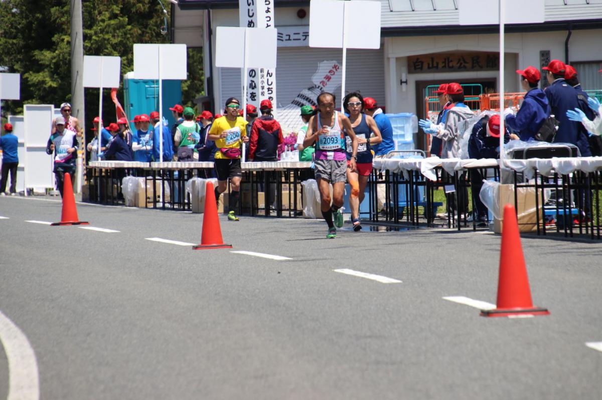 いわて奥州きらめきマラソン2018 フルマラソン5・37.5km給水/10km折り返し 2018/05/20