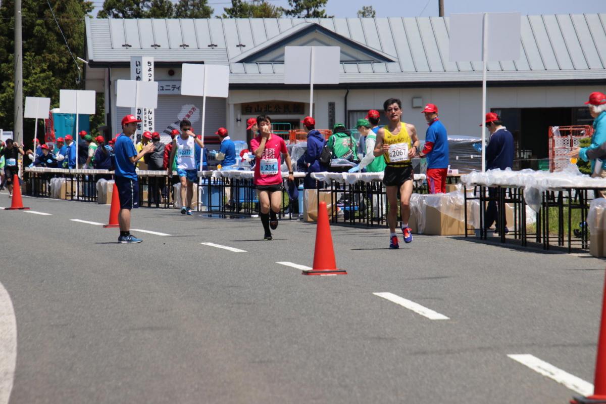 いわて奥州きらめきマラソン2018 フルマラソン5・37.5km給水/10km折り返し 2018/05/20
