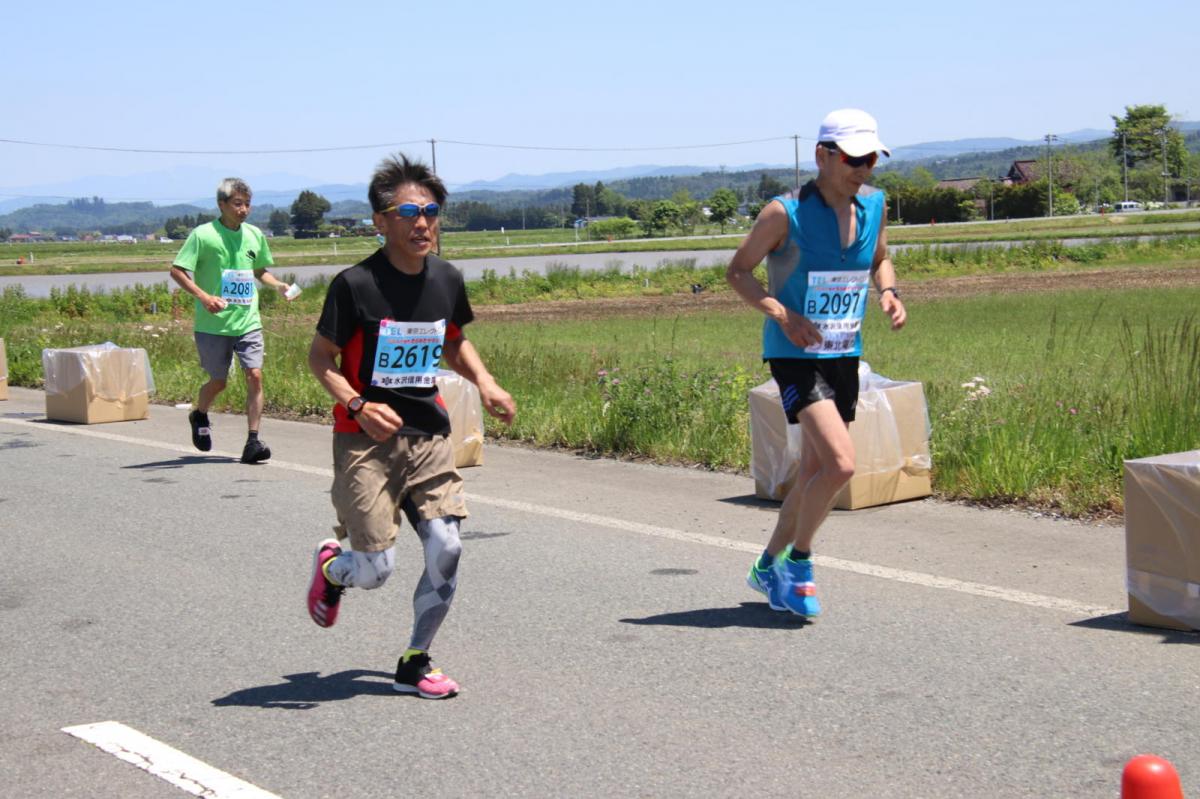 いわて奥州きらめきマラソン2018 フルマラソン5・37.5km給水/10km折り返し 2018/05/20