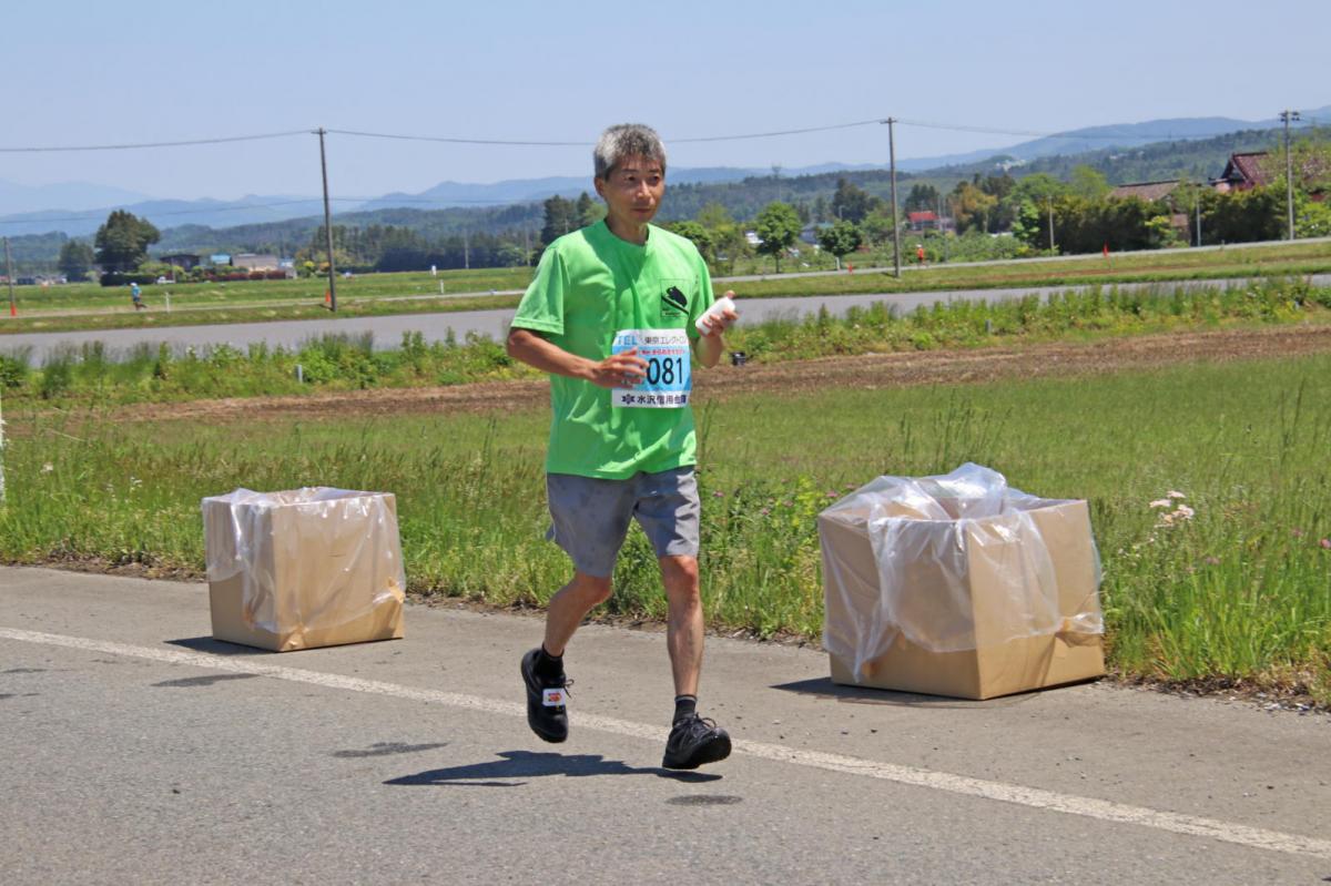 いわて奥州きらめきマラソン2018 フルマラソン5・37.5km給水/10km折り返し 2018/05/20