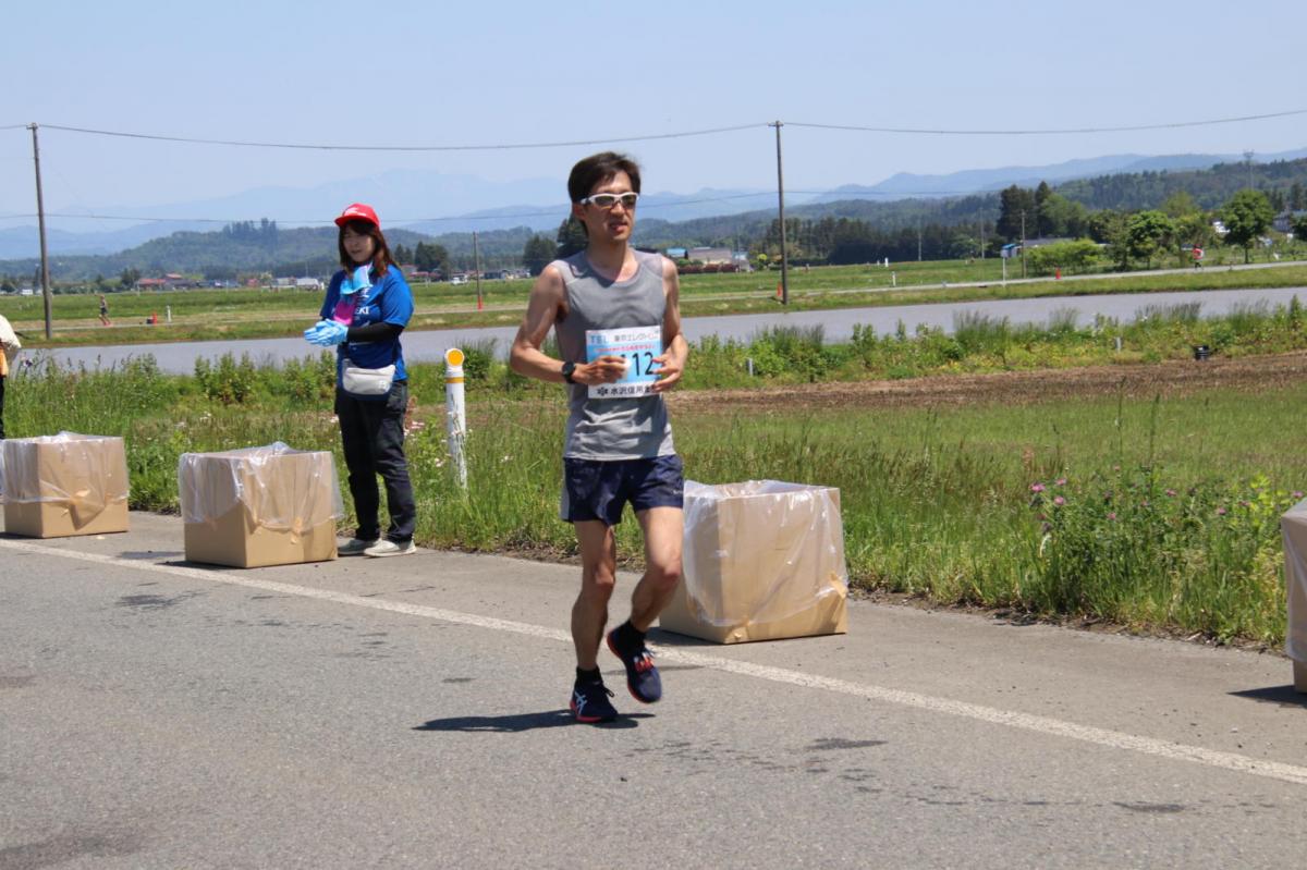 いわて奥州きらめきマラソン2018 フルマラソン5・37.5km給水/10km折り返し 2018/05/20