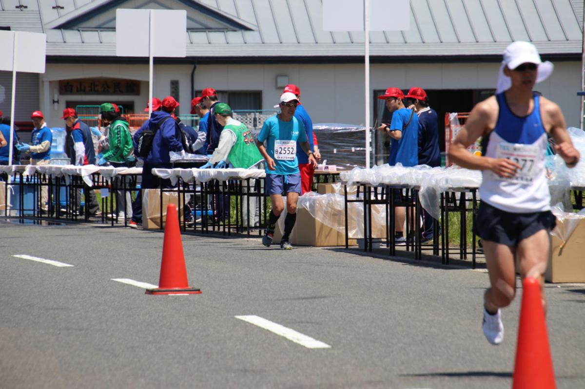 いわて奥州きらめきマラソン2018 フルマラソン5・37.5km給水/10km折り返し 2018/05/20