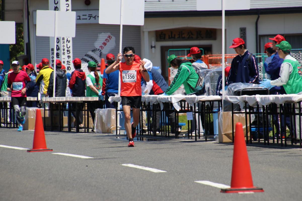 いわて奥州きらめきマラソン2018 フルマラソン5・37.5km給水/10km折り返し 2018/05/20