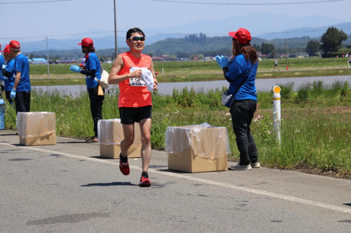 いわて奥州きらめきマラソン2018 フルマラソン5・37.5km給水/10km折り返し 2018/05/20