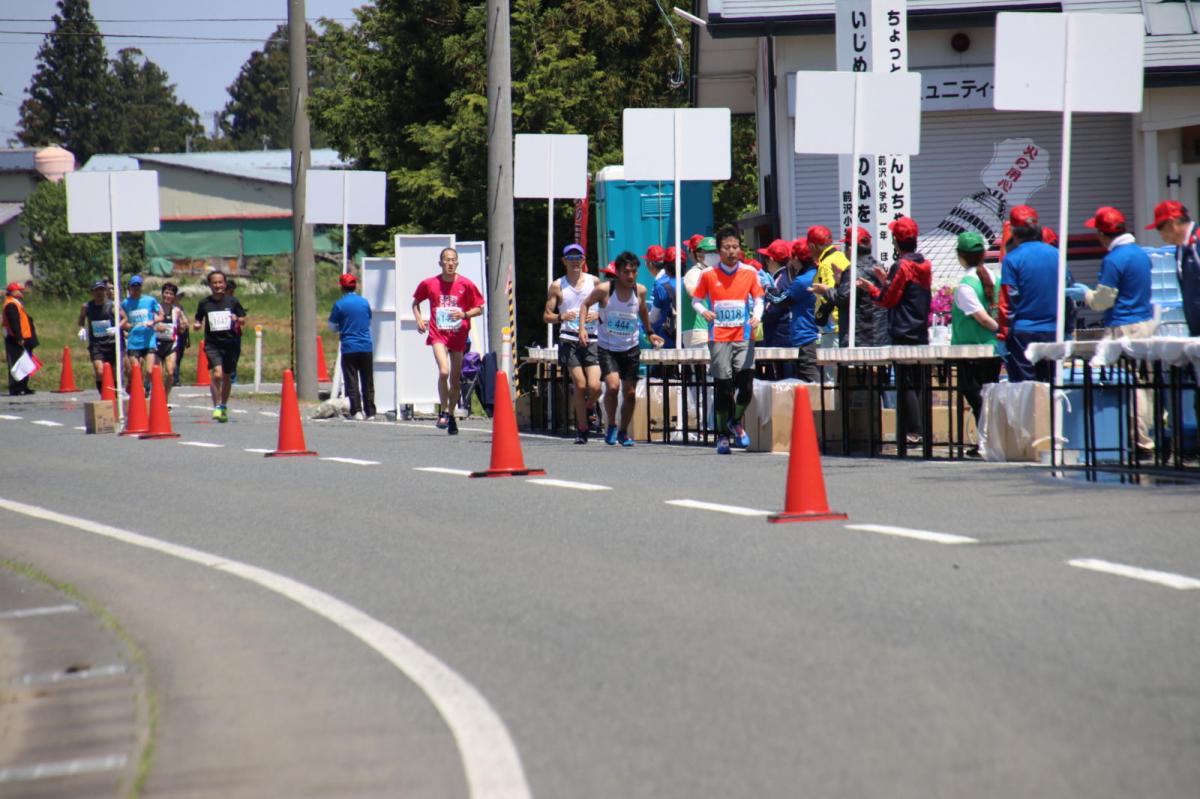 いわて奥州きらめきマラソン2018 フルマラソン5・37.5km給水/10km折り返し 2018/05/20