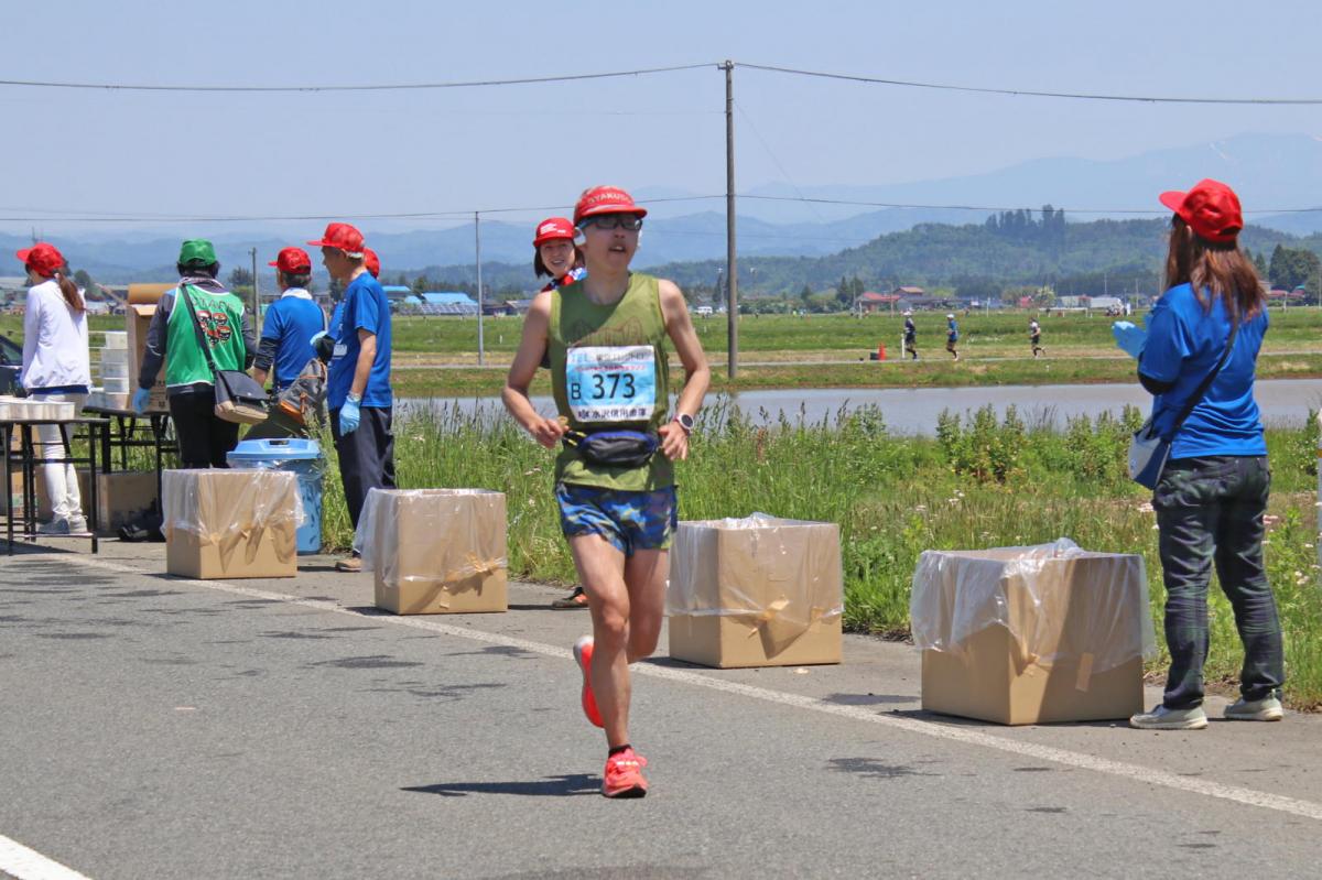 いわて奥州きらめきマラソン2018 フルマラソン5・37.5km給水/10km折り返し 2018/05/20
