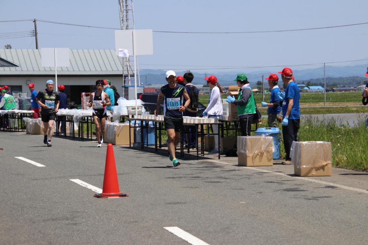 いわて奥州きらめきマラソン2018 フルマラソン5・37.5km給水/10km折り返し 2018/05/20