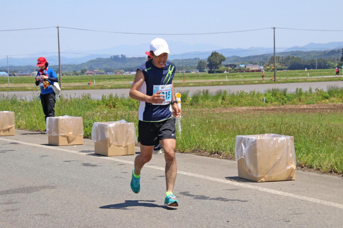 いわて奥州きらめきマラソン2018 フルマラソン5・37.5km給水/10km折り返し 2018/05/20