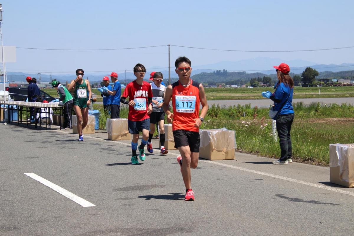 いわて奥州きらめきマラソン2018 フルマラソン5・37.5km給水/10km折り返し 2018/05/20