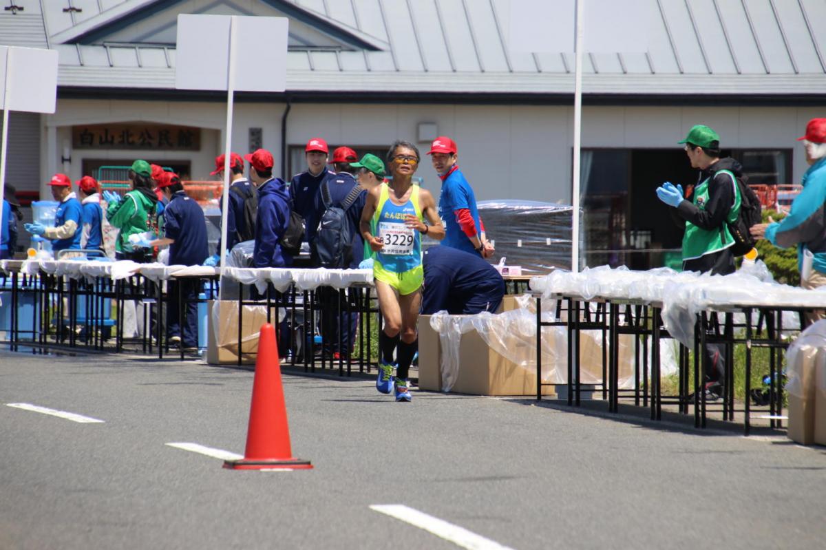 いわて奥州きらめきマラソン2018 フルマラソン5・37.5km給水/10km折り返し 2018/05/20