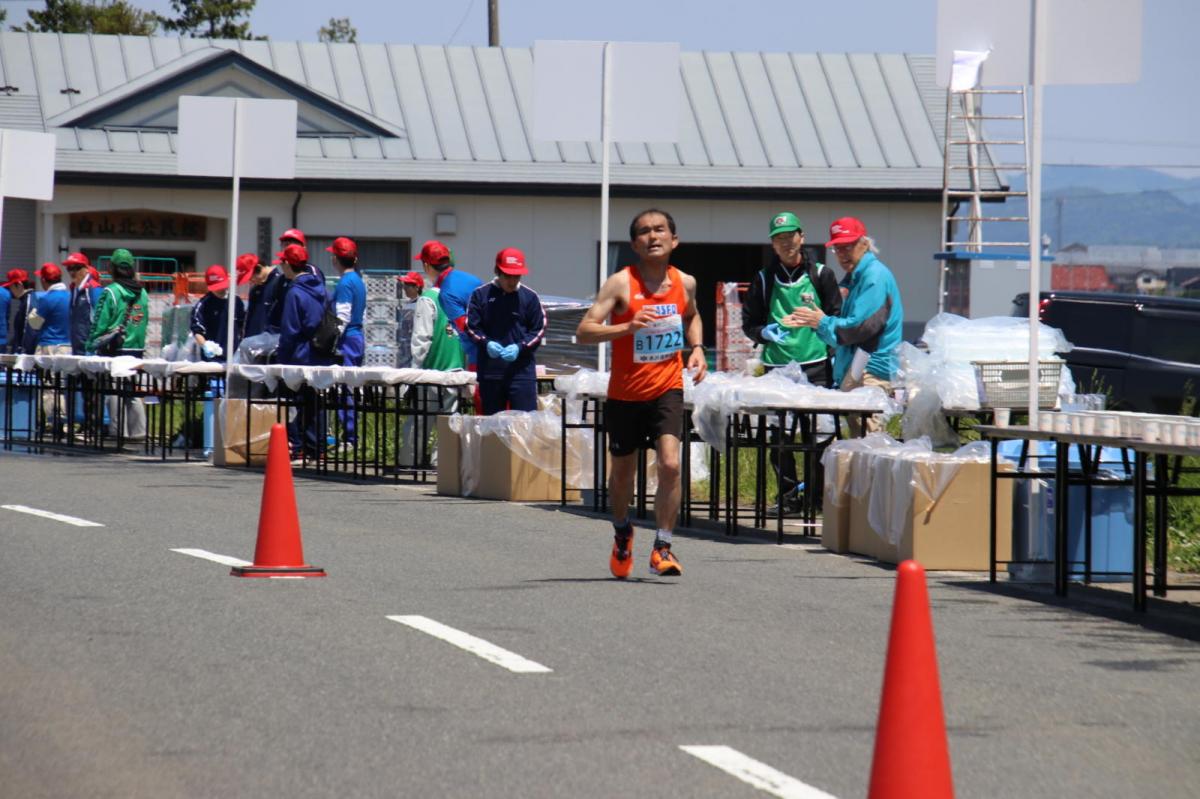 いわて奥州きらめきマラソン2018 フルマラソン5・37.5km給水/10km折り返し 2018/05/20