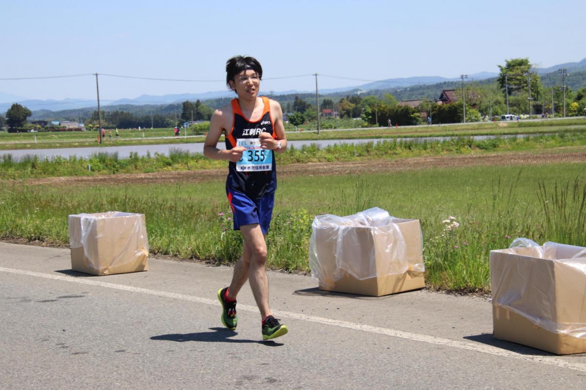 いわて奥州きらめきマラソン2018 フルマラソン5・37.5km給水/10km折り返し 2018/05/20