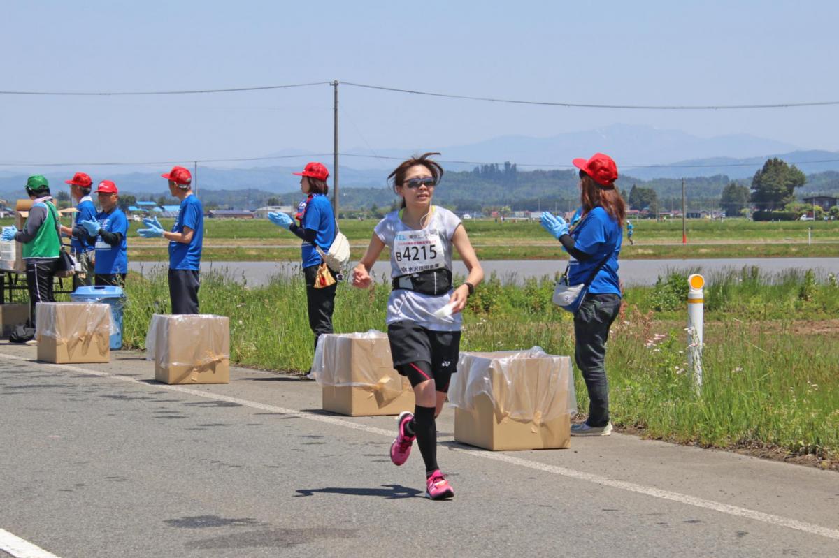 いわて奥州きらめきマラソン2018 フルマラソン5・37.5km給水/10km折り返し 2018/05/20