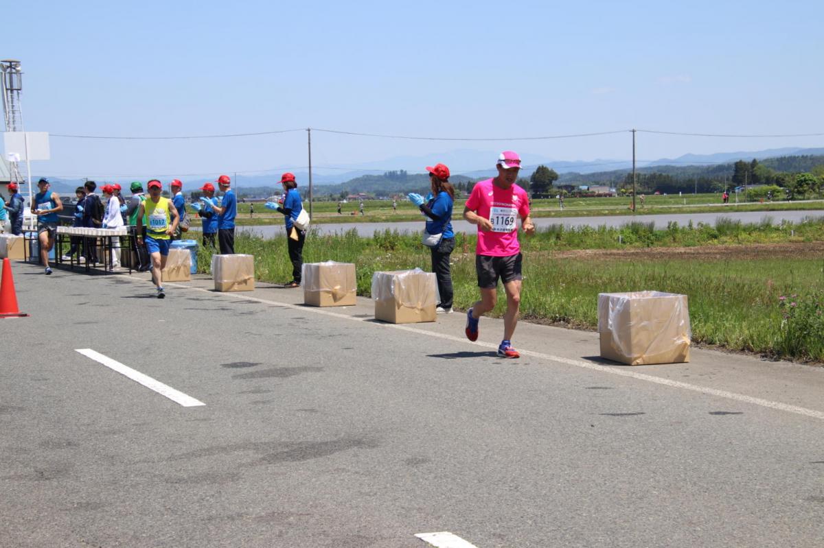 いわて奥州きらめきマラソン2018 フルマラソン5・37.5km給水/10km折り返し 2018/05/20