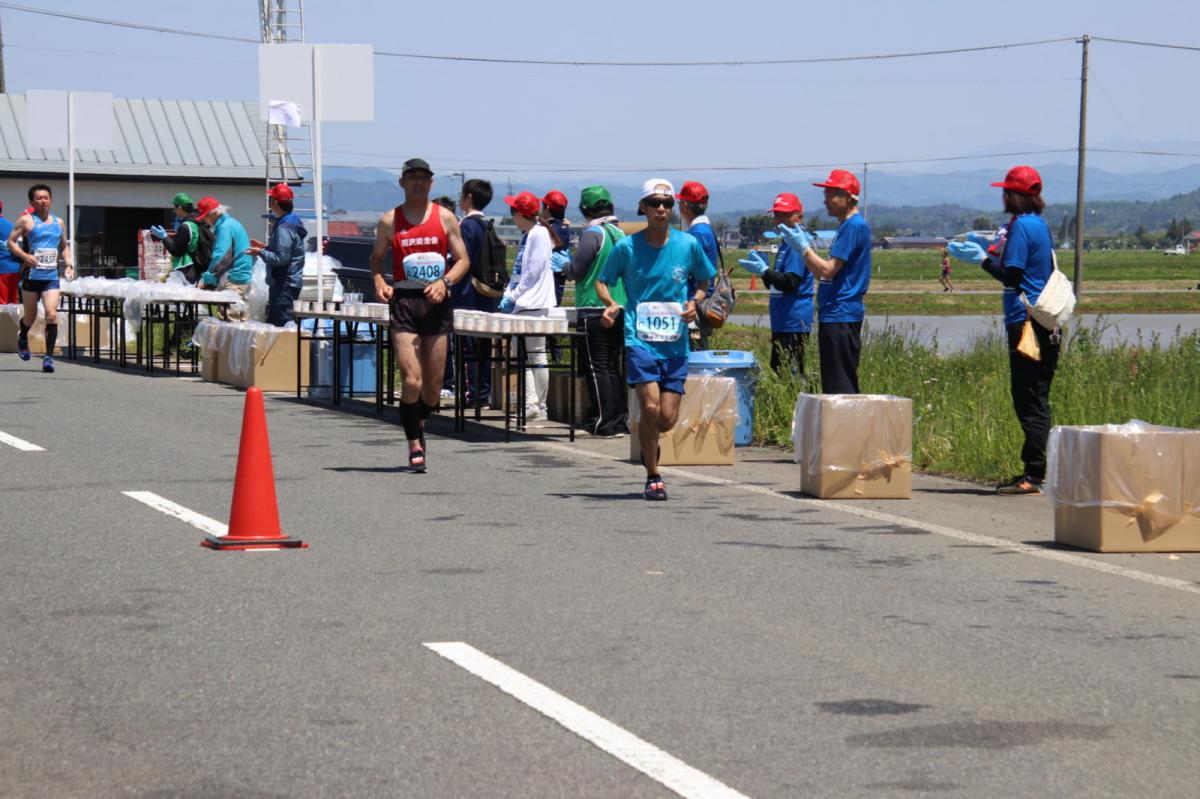 いわて奥州きらめきマラソン2018 フルマラソン5・37.5km給水/10km折り返し 2018/05/20