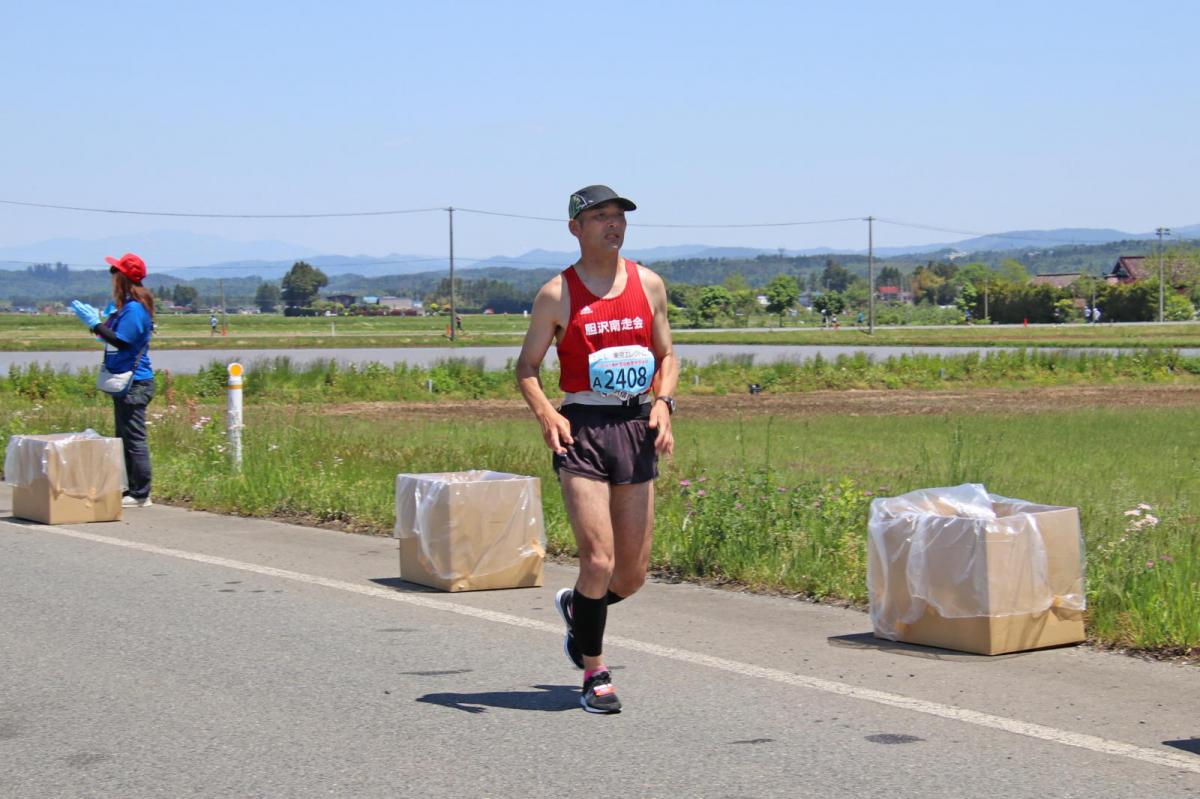 いわて奥州きらめきマラソン2018 フルマラソン5・37.5km給水/10km折り返し 2018/05/20