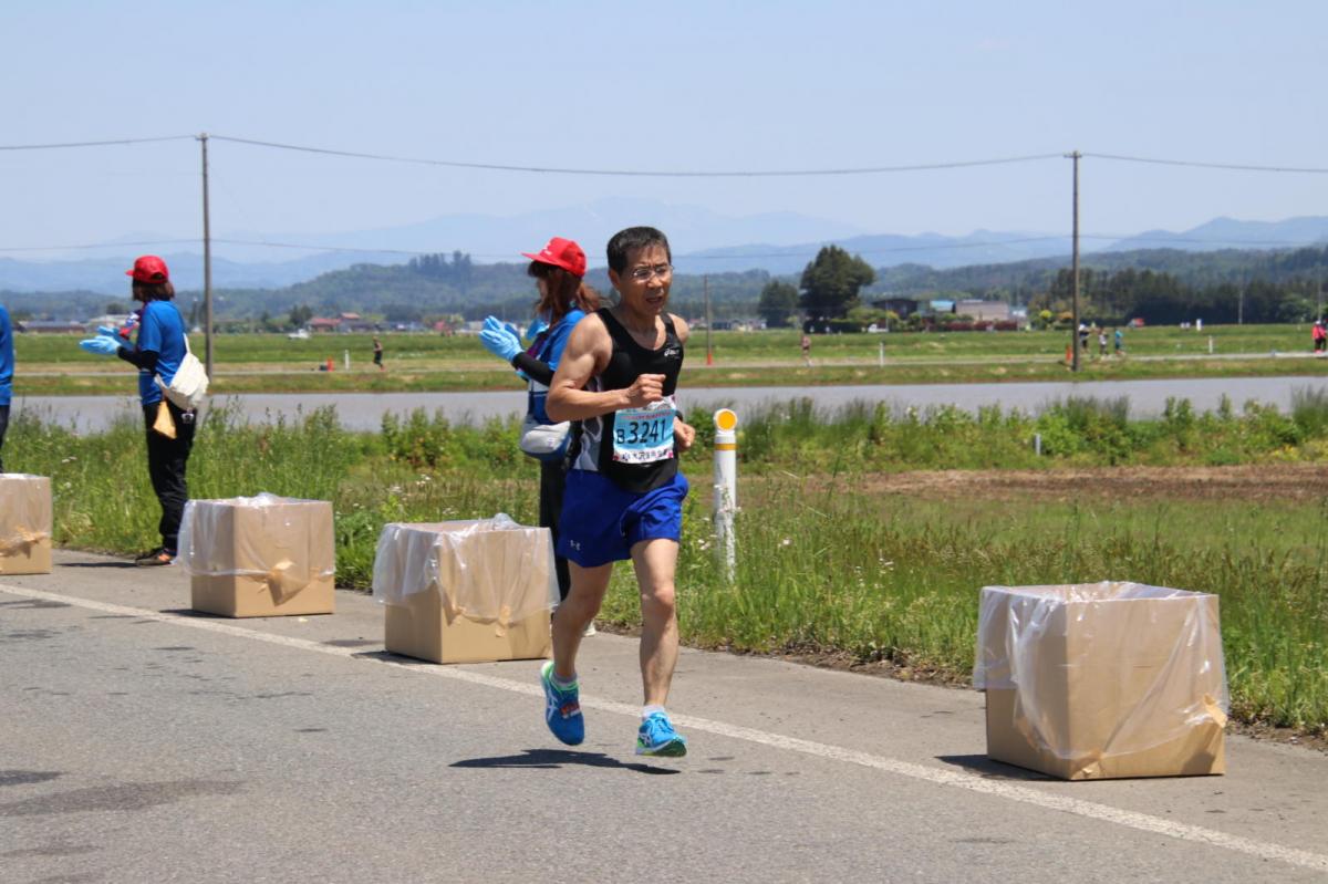いわて奥州きらめきマラソン2018 フルマラソン5・37.5km給水/10km折り返し 2018/05/20