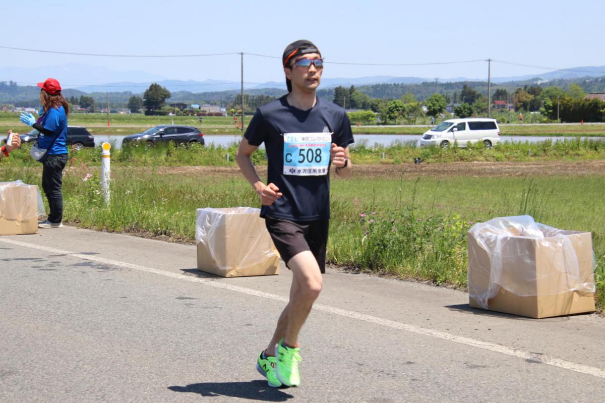 いわて奥州きらめきマラソン2018 フルマラソン5・37.5km給水/10km折り返し 2018/05/20