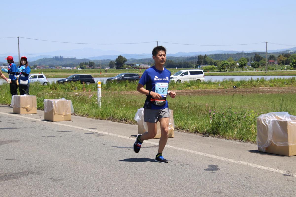 いわて奥州きらめきマラソン2018 フルマラソン5・37.5km給水/10km折り返し 2018/05/20