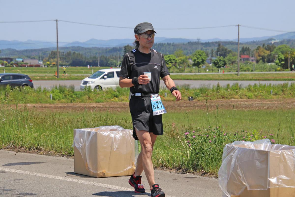 いわて奥州きらめきマラソン2018 フルマラソン5・37.5km給水/10km折り返し 2018/05/20