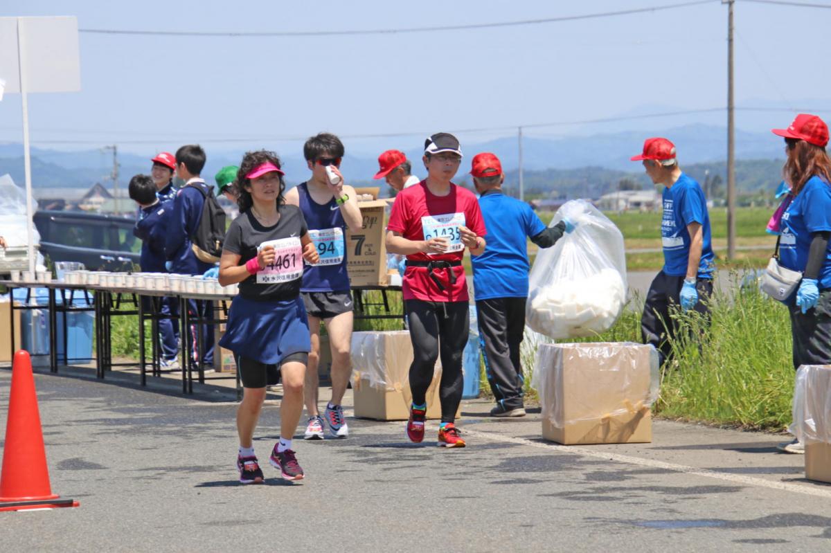 いわて奥州きらめきマラソン2018 フルマラソン5・37.5km給水/10km折り返し 2018/05/20