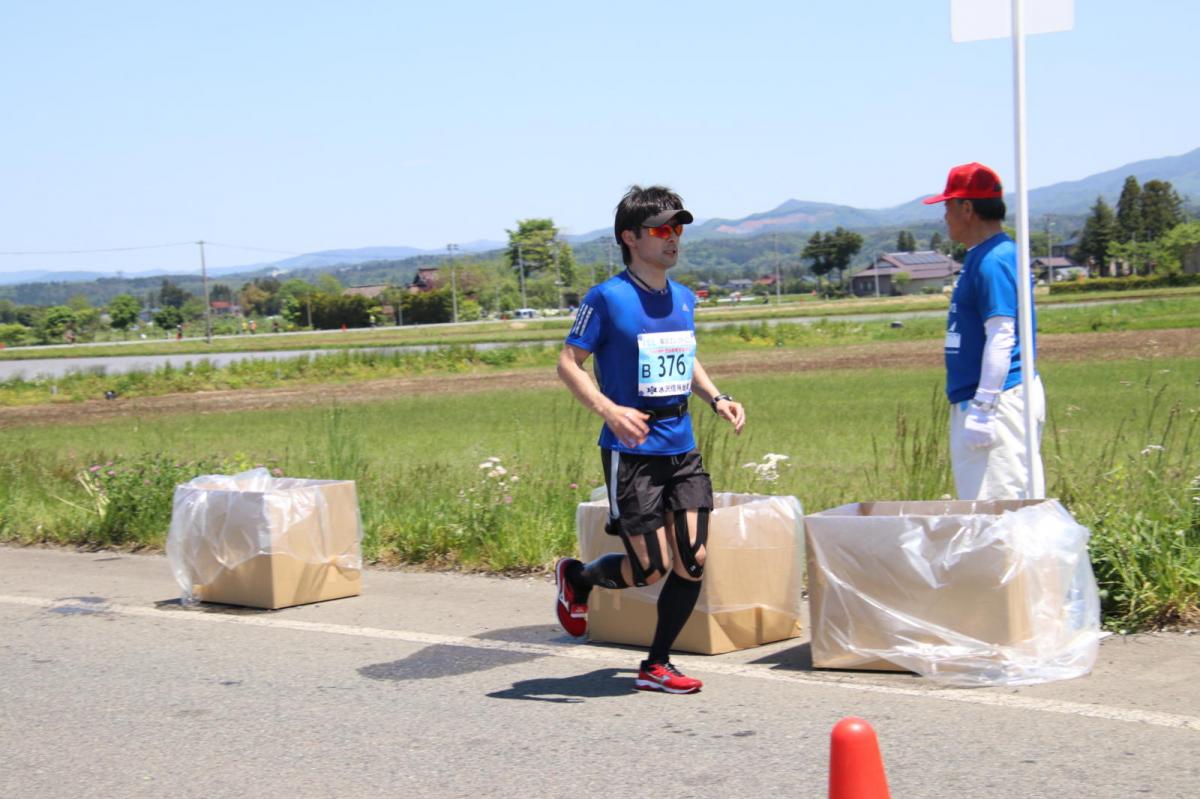 いわて奥州きらめきマラソン2018 フルマラソン5・37.5km給水/10km折り返し 2018/05/20