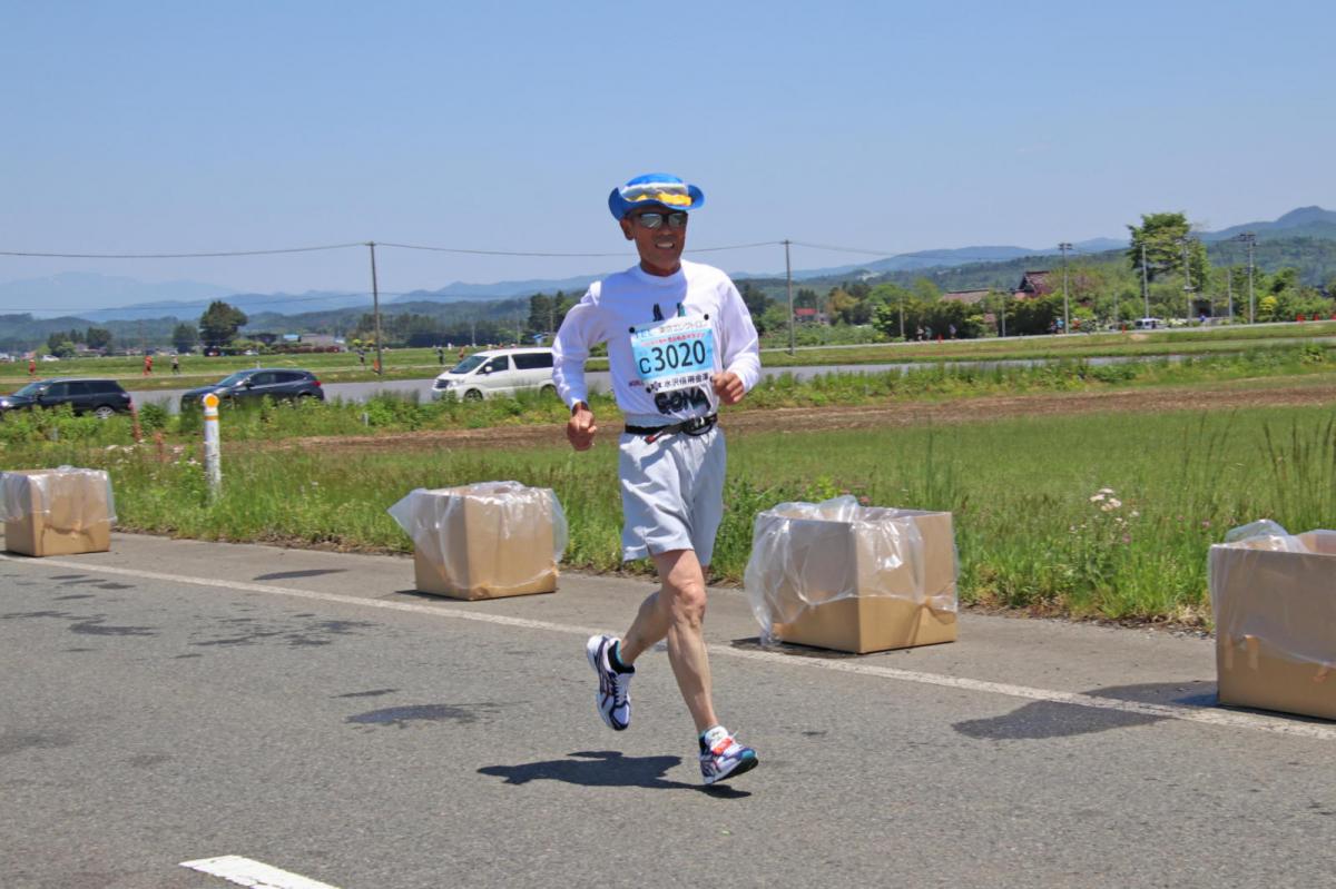 いわて奥州きらめきマラソン2018 フルマラソン5・37.5km給水/10km折り返し 2018/05/20