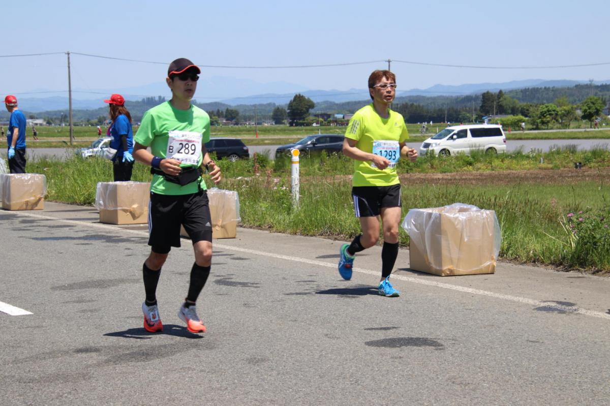 いわて奥州きらめきマラソン2018 フルマラソン5・37.5km給水/10km折り返し 2018/05/20