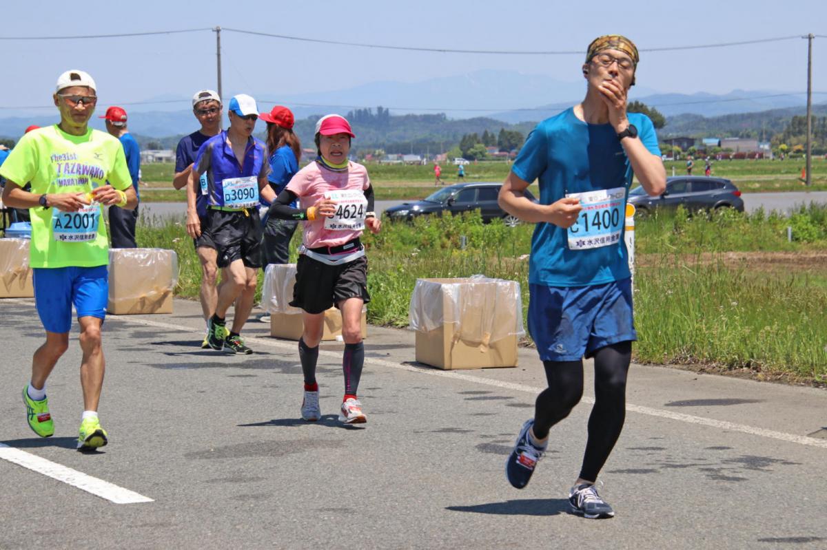 いわて奥州きらめきマラソン2018 フルマラソン5・37.5km給水/10km折り返し 2018/05/20