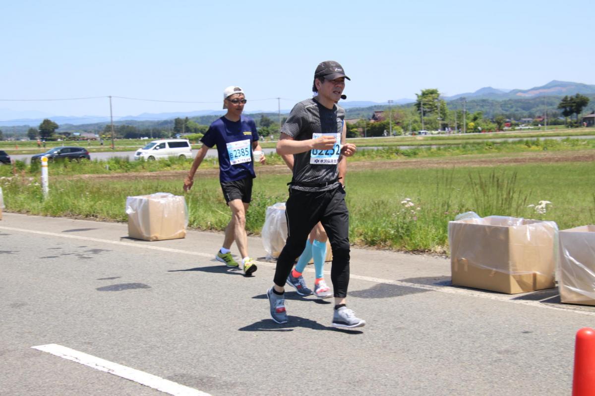 いわて奥州きらめきマラソン2018 フルマラソン5・37.5km給水/10km折り返し 2018/05/20