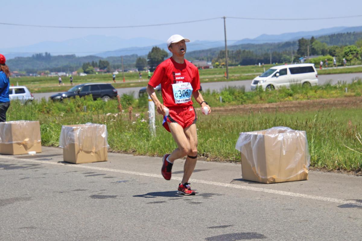 いわて奥州きらめきマラソン2018 フルマラソン5・37.5km給水/10km折り返し 2018/05/20