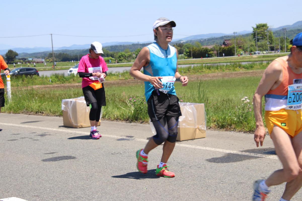 いわて奥州きらめきマラソン2018 フルマラソン5・37.5km給水/10km折り返し 2018/05/20