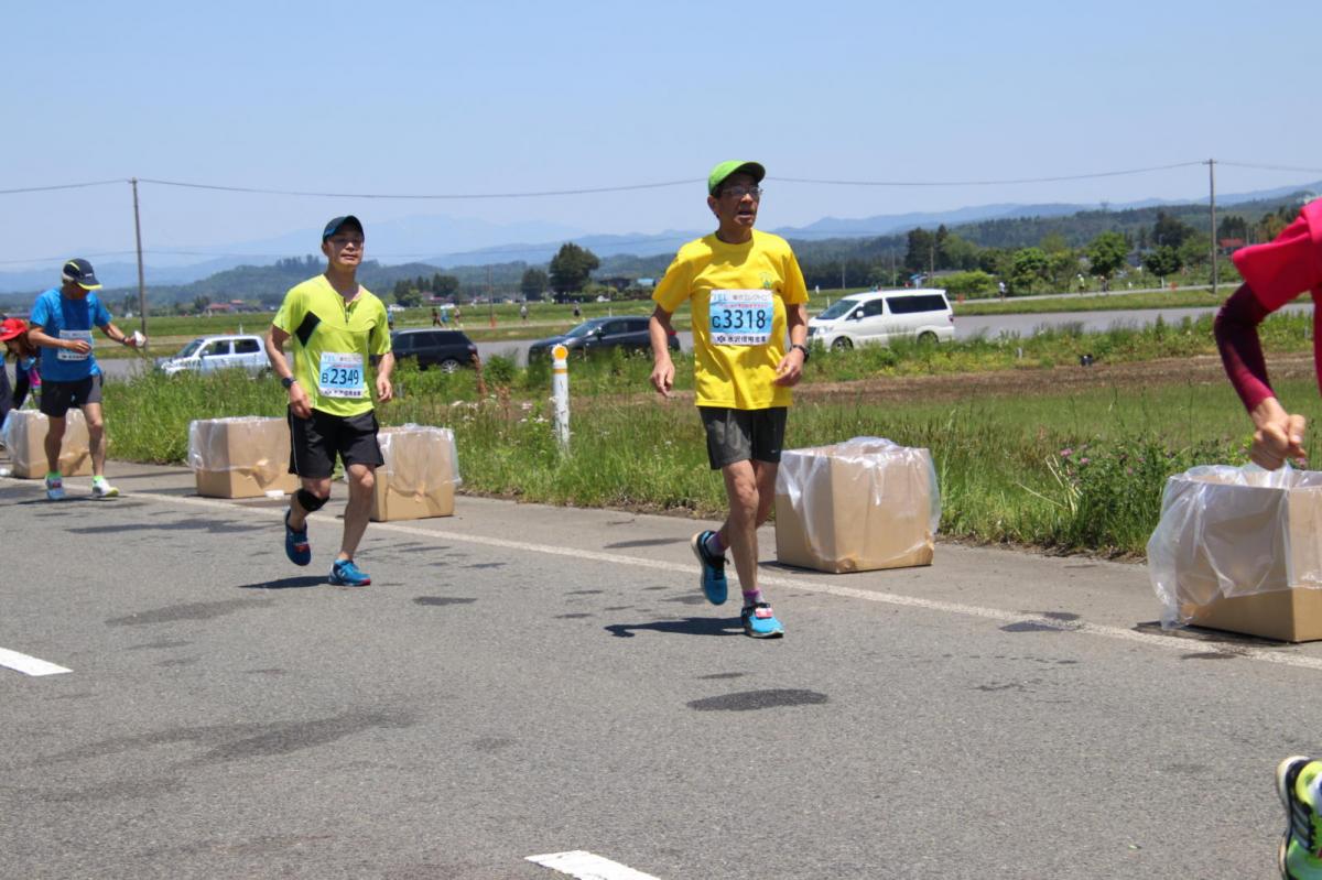 いわて奥州きらめきマラソン2018 フルマラソン5・37.5km給水/10km折り返し 2018/05/20