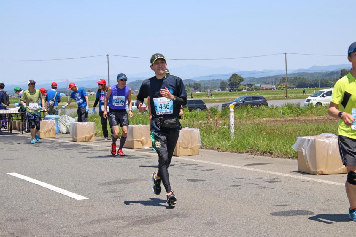 いわて奥州きらめきマラソン2018 フルマラソン5・37.5km給水/10km折り返し 2018/05/20