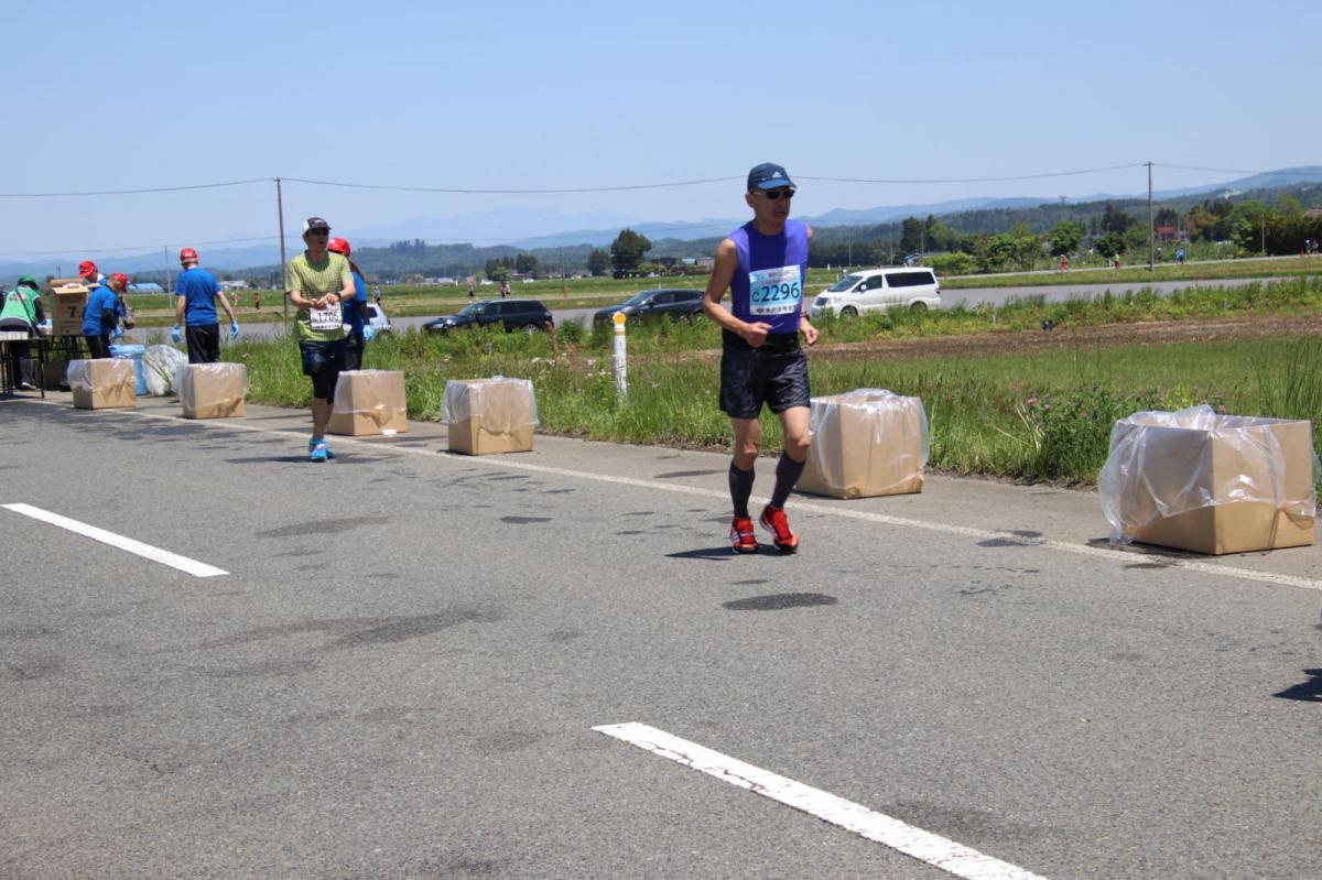 いわて奥州きらめきマラソン2018 フルマラソン5・37.5km給水/10km折り返し 2018/05/20