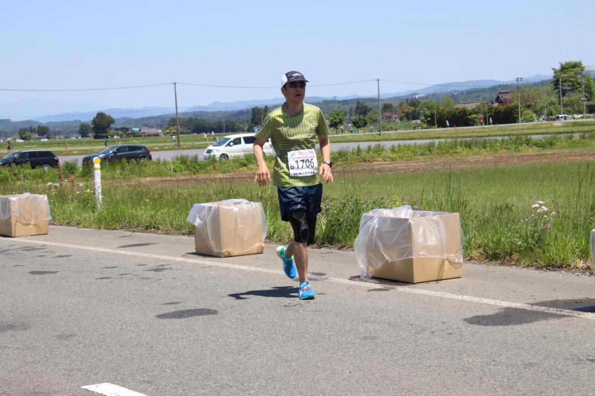 いわて奥州きらめきマラソン2018 フルマラソン5・37.5km給水/10km折り返し 2018/05/20