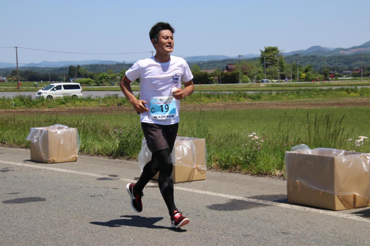 いわて奥州きらめきマラソン2018 フルマラソン5・37.5km給水/10km折り返し 2018/05/20