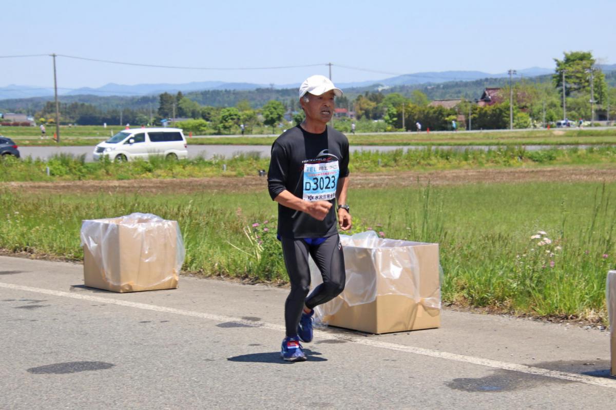 いわて奥州きらめきマラソン2018 フルマラソン5・37.5km給水/10km折り返し 2018/05/20
