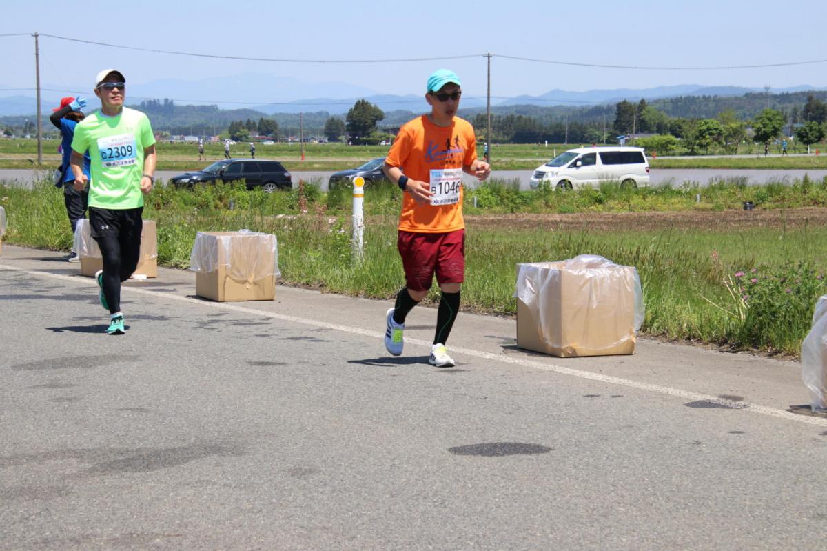 いわて奥州きらめきマラソン2018 フルマラソン5・37.5km給水/10km折り返し 2018/05/20