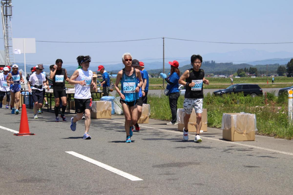 いわて奥州きらめきマラソン2018 フルマラソン5・37.5km給水/10km折り返し 2018/05/20