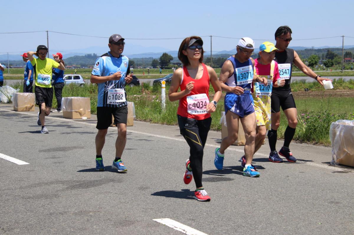 いわて奥州きらめきマラソン2018 フルマラソン5・37.5km給水/10km折り返し 2018/05/20