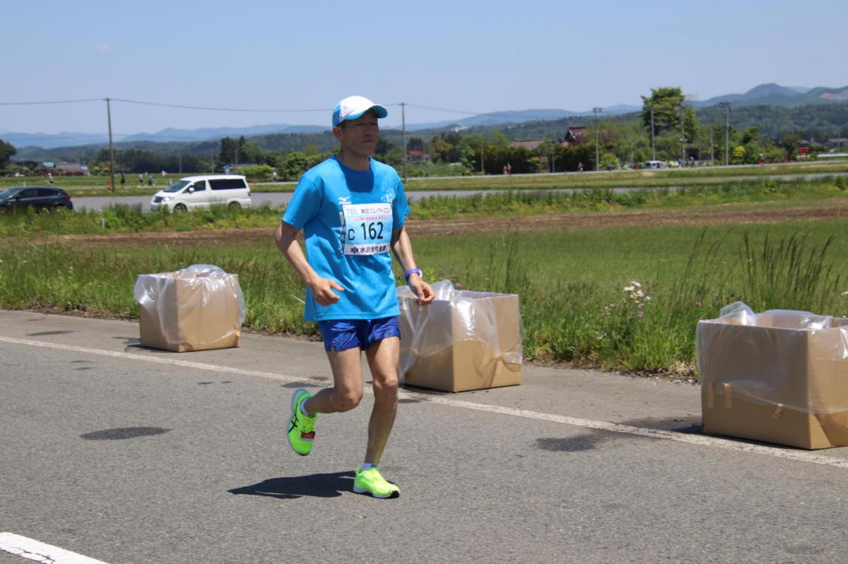 いわて奥州きらめきマラソン2018 フルマラソン5・37.5km給水/10km折り返し 2018/05/20