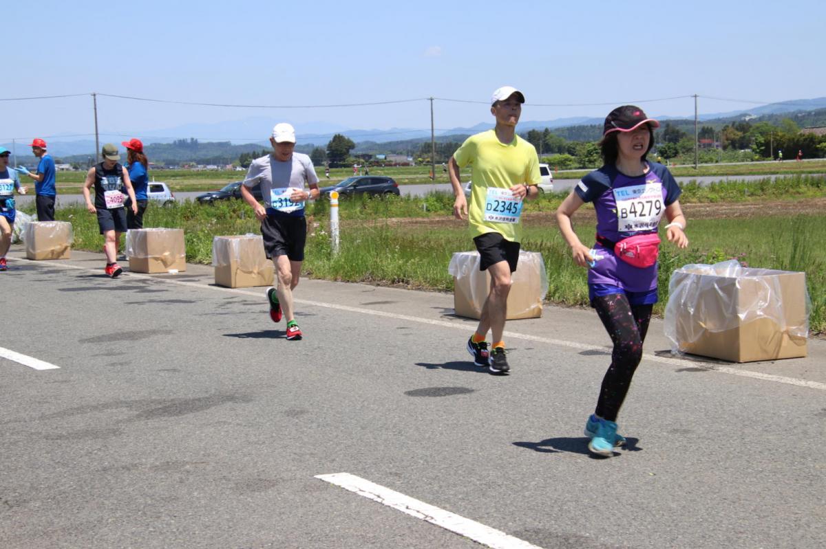 いわて奥州きらめきマラソン2018 フルマラソン5・37.5km給水/10km折り返し 2018/05/20