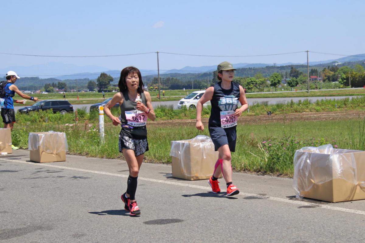 いわて奥州きらめきマラソン2018 フルマラソン5・37.5km給水/10km折り返し 2018/05/20