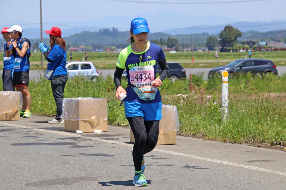 いわて奥州きらめきマラソン2018 フルマラソン5・37.5km給水/10km折り返し 2018/05/20