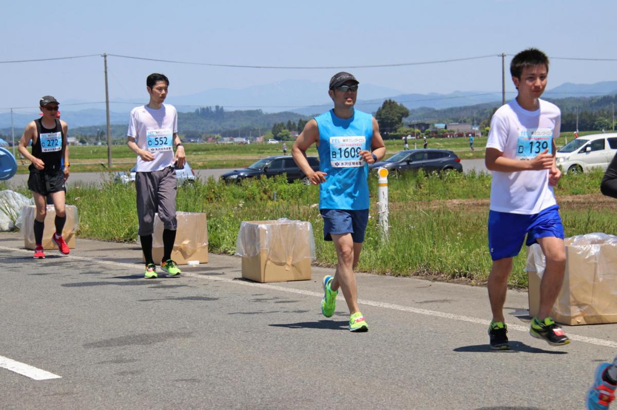 いわて奥州きらめきマラソン2018 フルマラソン5・37.5km給水/10km折り返し 2018/05/20